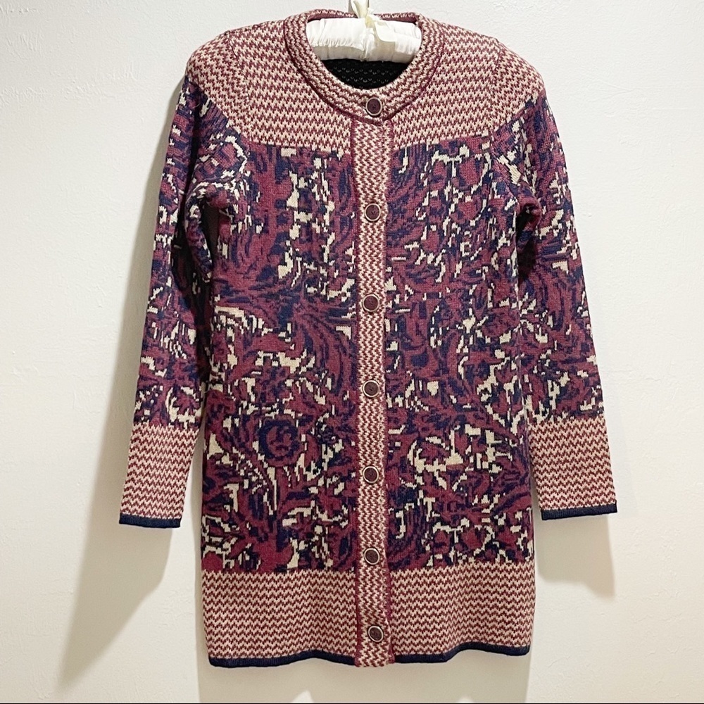LIZ CLAIBORNE Women’s Sweater Jacket Coat Alpaca Blend